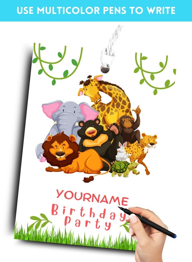 Yellow Nuts Personalize Thank You Gift Tags 40 pcs for Kids Boys Girls Birthday Return Gift Present Baby Shower Greetings Tags - Image 3